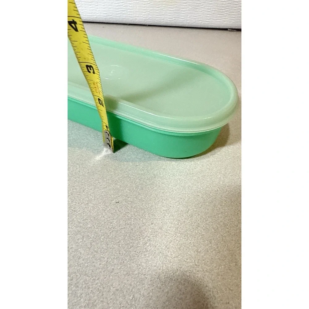 Vtg Jadeite Green Tupperware Missing Cheese Grater Shredder 1375 2Pc Storage Lid